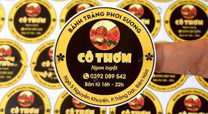 In tem nhãn bánh kẹo